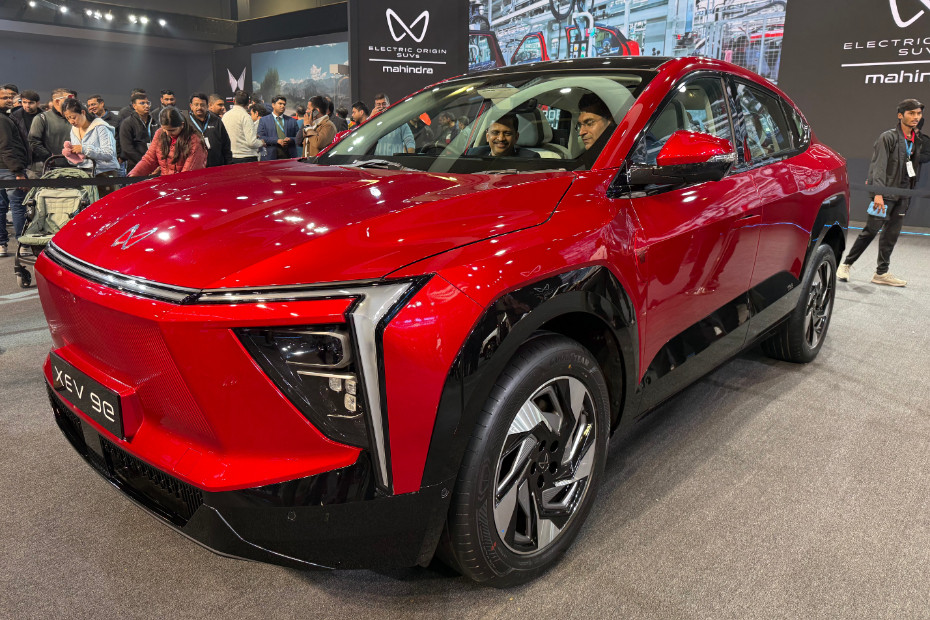 Mahindra showcased its latest electric SUV, the XEV 9e